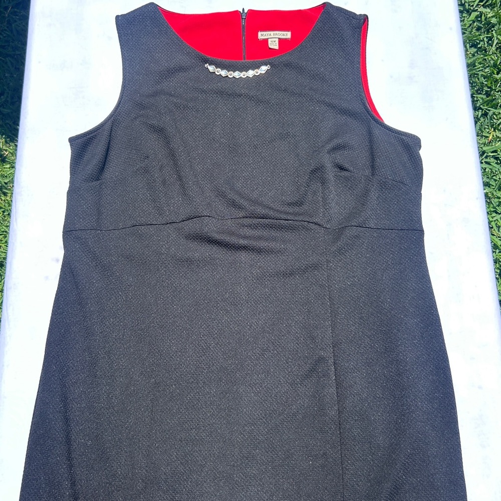 BLACK FORMAL MINI DRESS